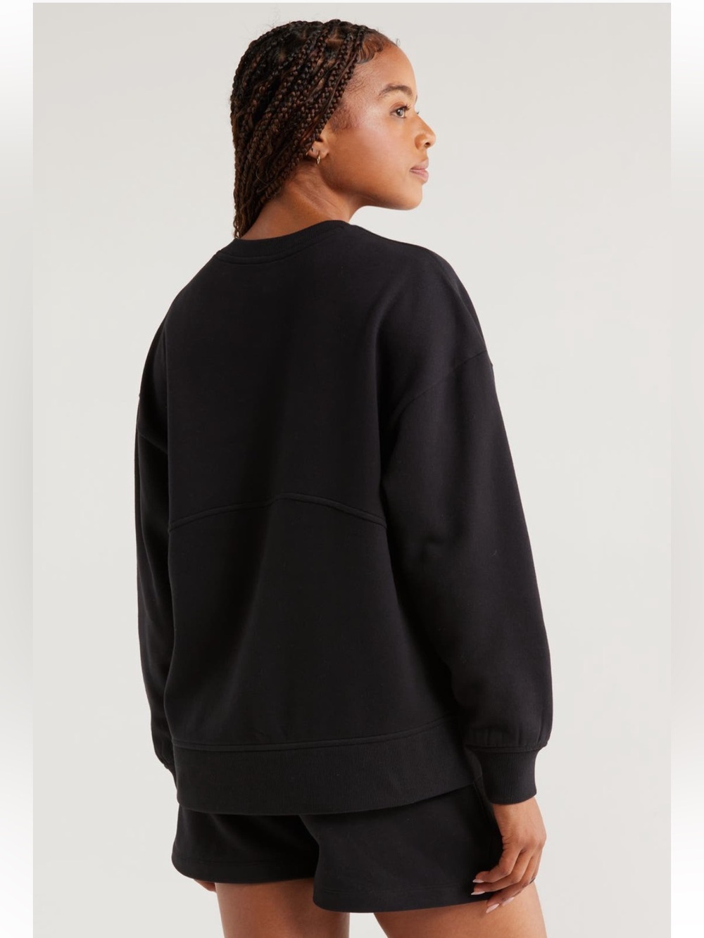 Zella Black Sweatshirt Size L